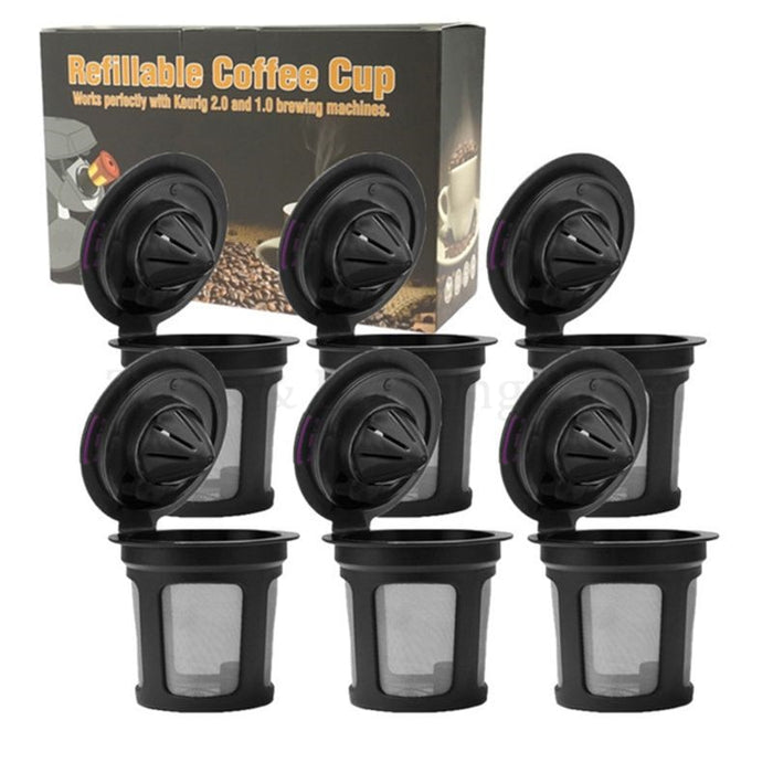 Refillable Coffee Filter Cup Reusable Coffee Pod Filled Capsule Compatible